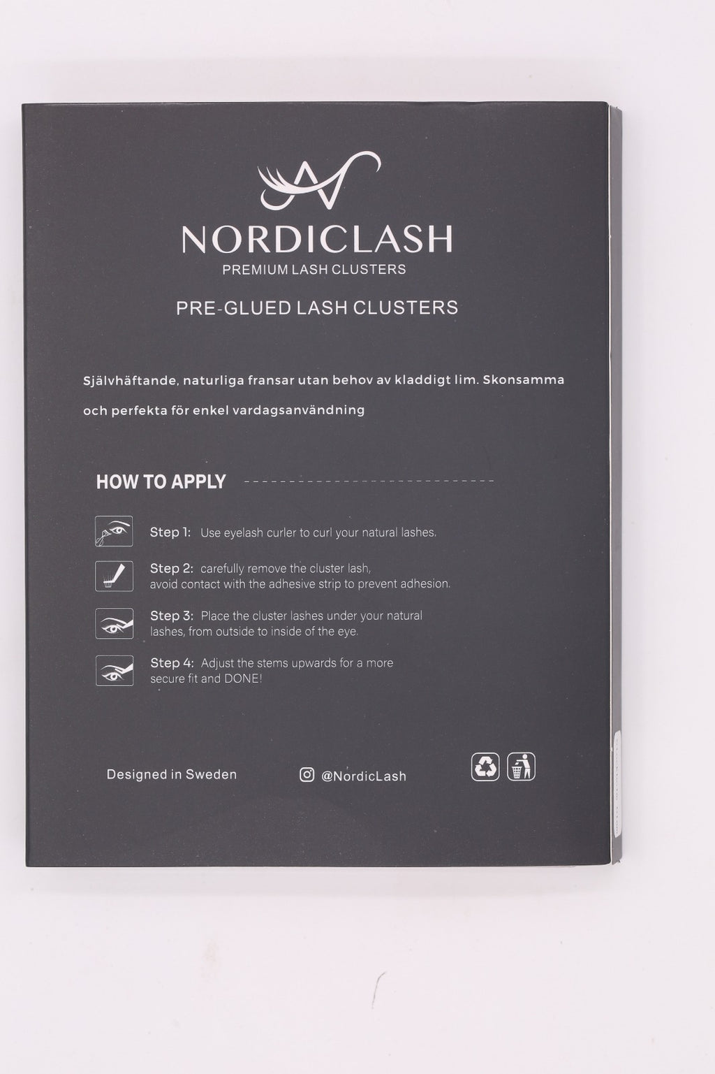 Nordiclash Scandi Black (limfria lösögonfransar)