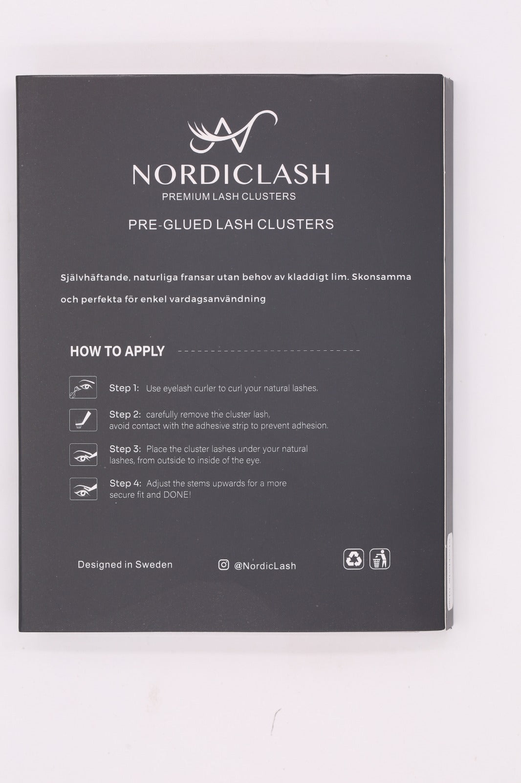 Nordiclash Scandi Black (limfria lösögonfransar)